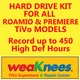 TIVO HARD DRIVE UPGRADE/REPAIR KIT FOR HIGH DEFINITION TIVOs-6 MONTH WARRANTY!!