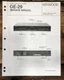 Kenwood GE-29 Graphic Equalizer Service Manual *Original*
