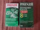 3 Maxell VHS Video Cassettes T-160 8hr Blank Tapes GX-Silver New Sealed