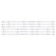 3pcs TV LED Backlight Strips For RCA RT4306 RTU4300-E HRS_SQY43_3X8_2W_MCPCB