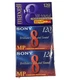 Lot of 3 Sealed Video8 Hi8 Camcorder Tapes Sony MP120 & Maxell XR-Metal 120
