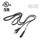 PwrON 5ft UL AC Power Cord for Sharp LC-19DV27UT LC-19SB14U LC-19SB15U LC22DV17U