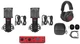 Focusrite Clarett+ 2Pre USB-C Audio Recording Interface+Headphones+2 Microphones