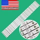 New LED strips for TCL 65HR330M08A1 65S4LEAA 65S425 65S423 GIC65LB51_3030F2.1D