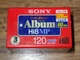 SONY Album Hi8 MP120 Video Cassette Tape 3P6-120HMPL 1 Pack of 3 Japan JPN