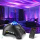 Star Galaxy Projector Night Light LED Aurora with Bluetooth Speaker White Gift