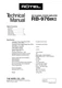 Service Manual Guide For Rotel RB-976 MK2