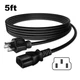 5ft UL AC Power Cord Cable For SAMSUNG MX-HS8500 MX-FS8000 Giga Sound System