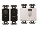RDL DDB-BN2ML 2x2 Wall-Mounted Bi-Directional Mic/Line Dante Interface/Black
