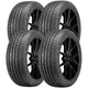 (QTY 4) 185/55R15 Arroyo Grand Sport A/S 82V SL Black Wall Tires