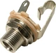 Switchcraft 1/4" Mono 2-Conductor Input Jack, Open Circuit, Long Bushing (Typ...