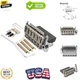 Pro 52.5mm 2-Point Guitar Tremolo Bridge with Full Block Steel Saddles for Mo...