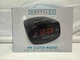 Westclox FM Clock Radio Dual Alarm Snooze Hi Lo Dimmer Model 80209T Black