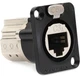 Neutrik NE8FDX-P6-B Panel Connector