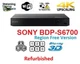 Sony BDP-S6700 Region free Blu Ray player Refurbished Smart wifi 4K upscaling 3D