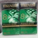 2 Maxell Video Cassettes 8 Hour T-160 VHS  VCR Tapes NEW SEALED