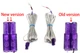 Purple Speaker Wire For Samsung HT-D5530 HT-D6500W/ZA HT-D6730W/ZA Subwoofer
