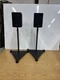 JVC SP-SMX77 Speakers & Adjustable Stands