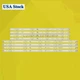 8pcs LED strips For LG 49" TV NC490DGG-ABFX3 49UK6200PUA 49UK6090PUA 49LJ5500