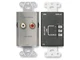RDL DS-J2 Line Audio Input Panel / Extender &ndash; Stainless Steel, RCA In, Balanced
