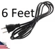 Electric Power Cord Cable Wall Plug to Technics Turntable Record Player # INSIDE