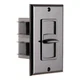 OSD 300W In-Wall Slider Volume Control w/ Impedance Matching, Black/Brown VMS300