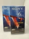 2 Sony T-120VF Premium Grade VHS Blank 6 hour Video Tapes Sealed New