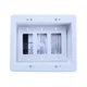 ARLINGTON TVBS507 3-GANG RECESSED MOUNT TV BOX, TELEVISION POWER