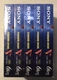5 Pack Sony Standard Grade T-120 VF 6 Hours Blank VHS VCR Tapes Sealed New