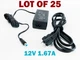 Lot of 25 OEM 20W AC Adapter Power Supply 12V 1.67A Charger 5.5x1.7mm w/ Cord