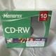 Memorex CD-RW 10 Pack 4x 700MB 80 Min Compact Rewritable Discs Rewritable NIB
