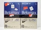 Sony Betamax L-750 Blank Recordable Beta Tape 'Hi-Packing' Sealed New Lot Of 2