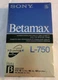 Sony Betamax L-750 Betamax Video Cassette Tape Hi-Packing -New Factory Sealed