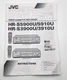Instruction Manual for JVC HR-S5900U / HR-S5910U / HR-S3900U / HR-S3910U VCR