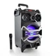 Pyle PWMA325BT Rechargeable Portable Bluetooth Karaoke PA Speaker System with Fl