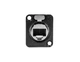 Neutrik etherCON Ethernet CAT6A Pass Through Panel Connector-NE8FDX-P6-B