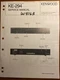 Kenwood KE-294 Stereo Graphic Equalizer Original Service Repair Manual