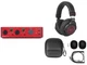 Focusrite Clarett+ 2Pre USB-C Audio Recording Interface + Studio Headphones