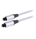 Philips 6' Elite Toslink Digital Fiber Optic Cable with 2 Mini Adapters Gray Y3