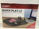 ION QUICK PLAY LP  USB Powered LP-to-MP3 Turntable- New In Box