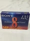 New Sony 8mm Metal MP 120 Video Cassette P6-120MP NTSC VTR Camcorder Sealed