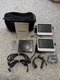 Insignia DVD Player Portable Dual 7 Inch Screen Case IS PDDVD7 Cords Remote