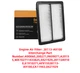 Engine Premium Air Filter For HYUNDAI PALISADE SANTA FE SPORT KIA 28113-A9100