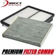 CARBON CABIN & AIR FILTER COMBO FOR KIA OPTIMA 2.0L AND 2.4L ENGINE 2013 - 2015