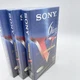 SONY Premium GRADE VHS 6 Hour T-120VF  BLANK RECORDING Tape (3 pack) NEW