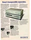 1980 Sony TA-F55 Amplifier St-J55 Tuner Stereo Hi-Fi Vintage Print Ad 