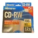 Memorex 5 Pack High Speed 12x CD-RW Blank Media 700MB 80min NIB Sealed