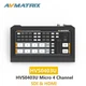 Avmatrix HVS0403U Micro 4 Channel SDI & HDMI Audio Video Switcher for Streaming