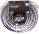 GE 37668 100 ft. RG6 Quad Shield Pro Coax Cable Gray FULL HD 1080P In-Wall Ready