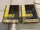 Two Blank 90 Minute 8 Track Tapes